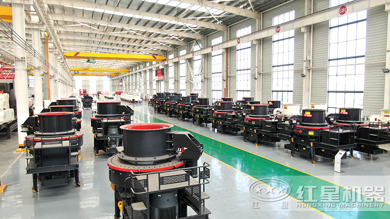 花崗巖石子粉碎機(jī)、制砂機(jī)車(chē)間現(xiàn)貨